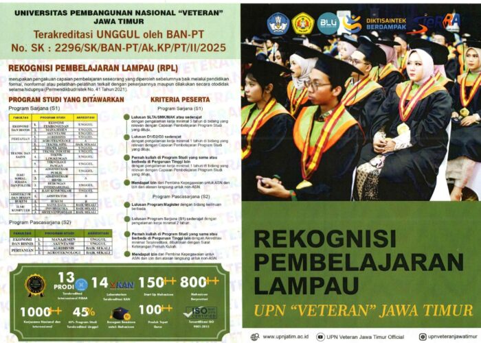 REKOGNISI PEMBELAJARAN LAMPAU UPN”VETERAN” JAWA TIMUR